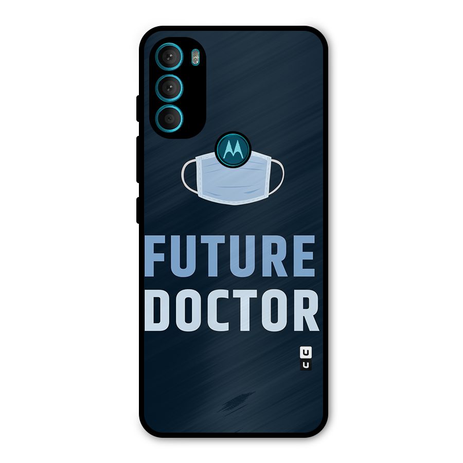Future Doctor Metal Back Case for Moto G71 5G