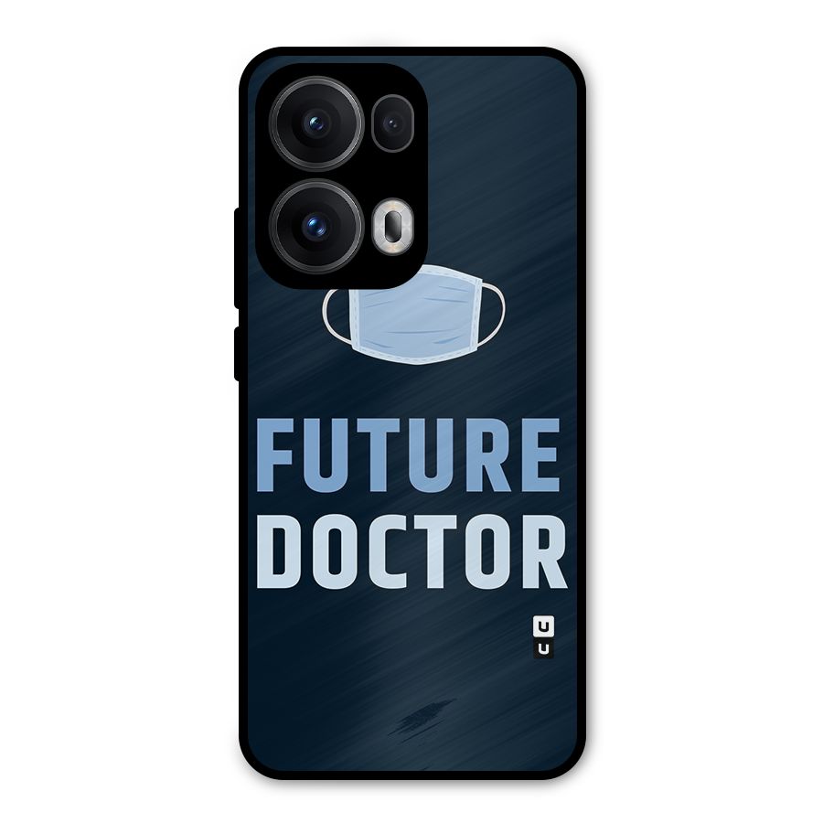 Future Doctor Metal Back Case for Oppo Reno13 Pro