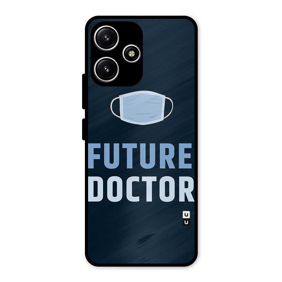 Future Doctor Metal Back Case for Poco M6 Pro