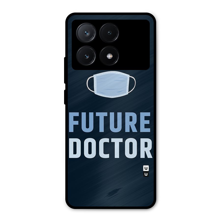 Future Doctor Metal Back Case for Poco X6 Pro