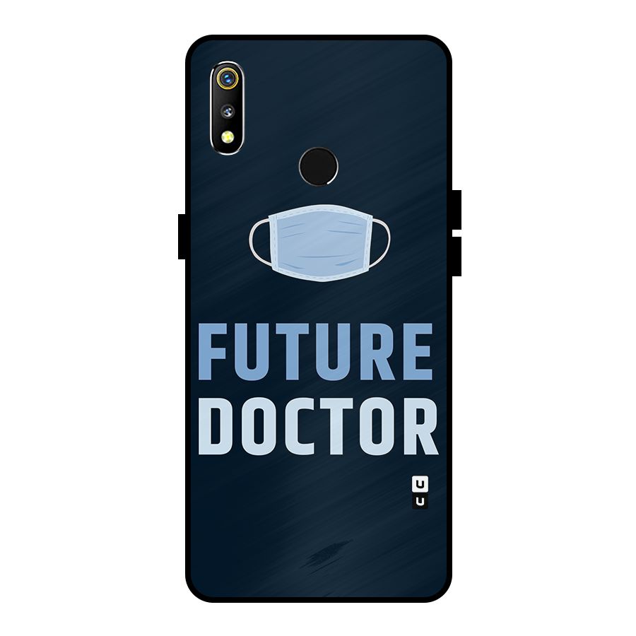 Future Doctor Metal Back Case for Realme 3i