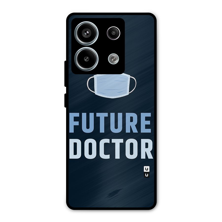 Future Doctor Metal Back Case for Redmi Note 13 Pro 5G