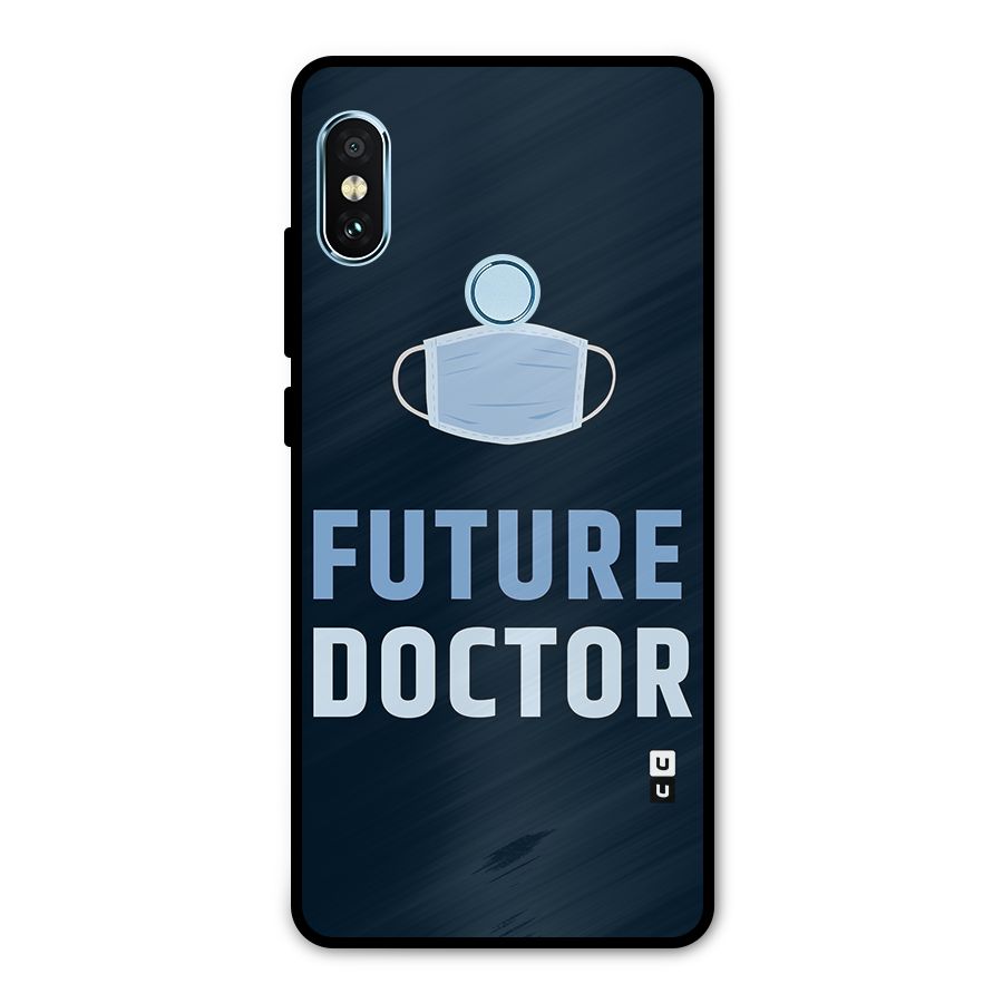 Future Doctor Metal Back Case for Redmi Note 5 Pro