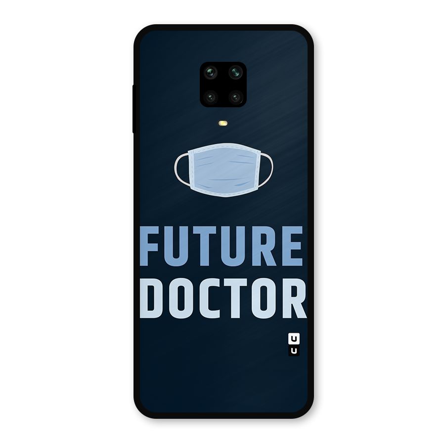 Future Doctor Metal Back Case for Redmi Note 9 Pro