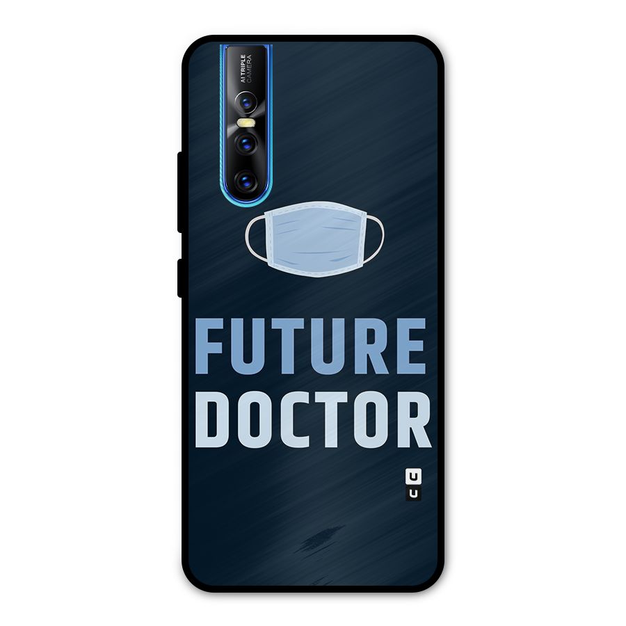 Future Doctor Metal Back Case for Vivo V15 Pro