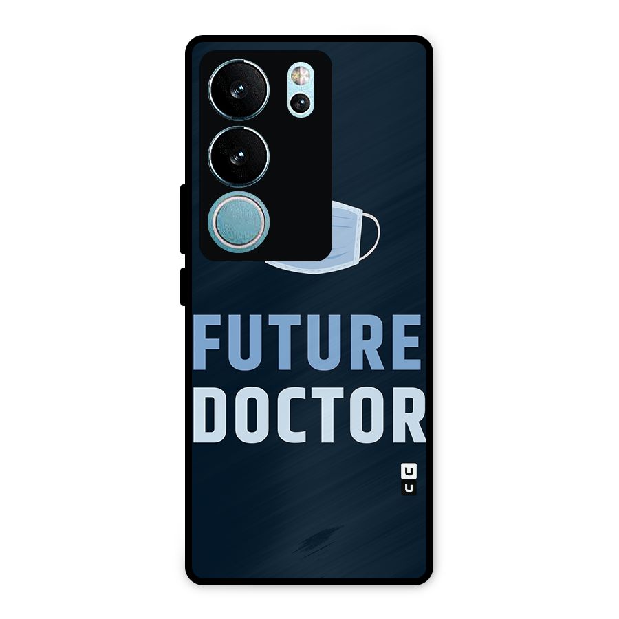 Future Doctor Metal Back Case for Vivo V29 Pro