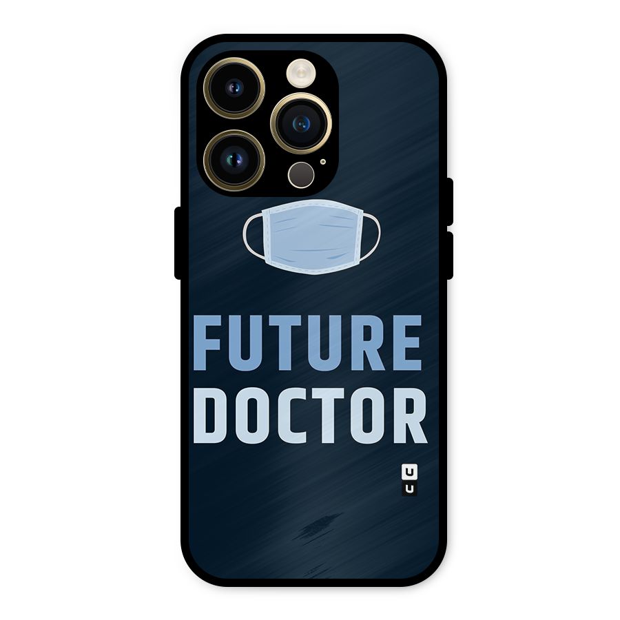 Future Doctor Metal Back Case for iPhone 14 Pro