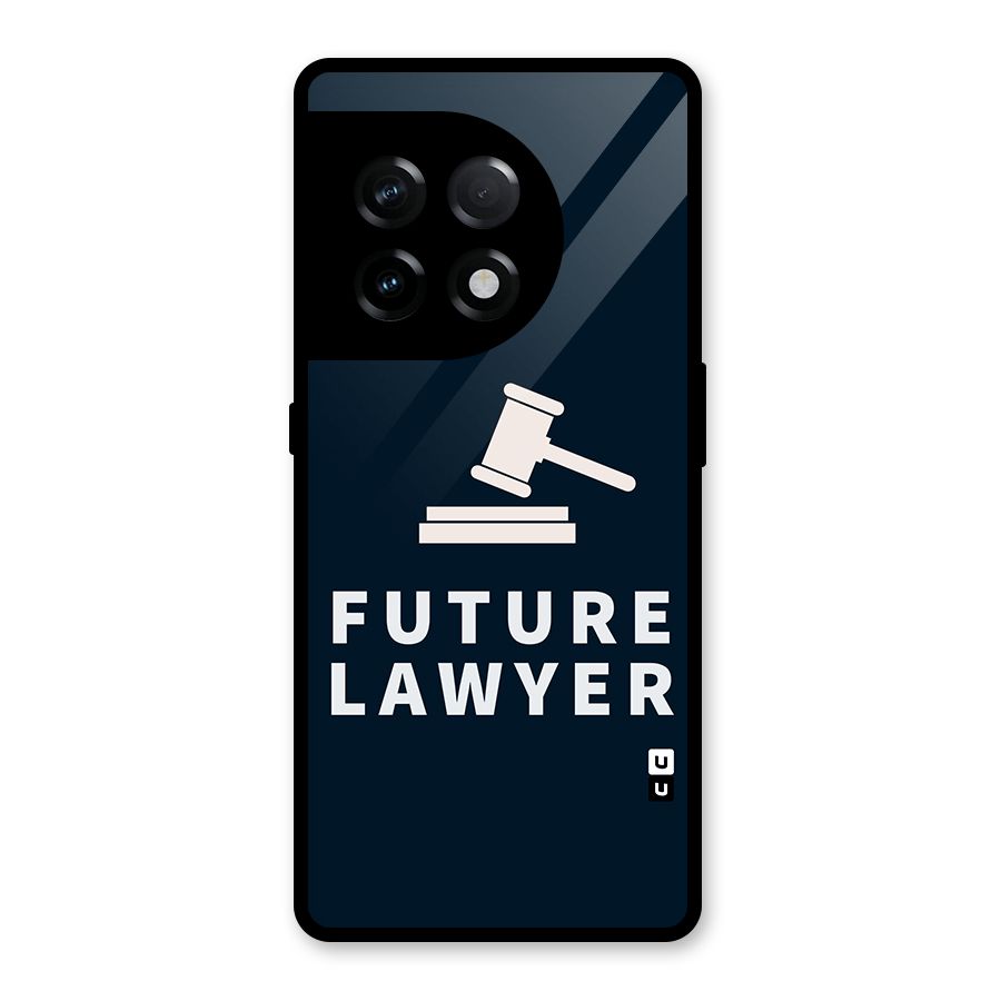 Future Lawyer Glass Back Case for OnePlus 11R