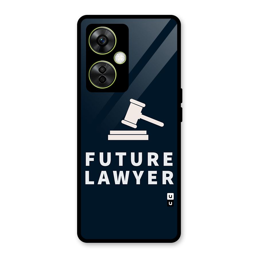 Future Lawyer Glass Back Case for OnePlus Nord CE 3 Lite