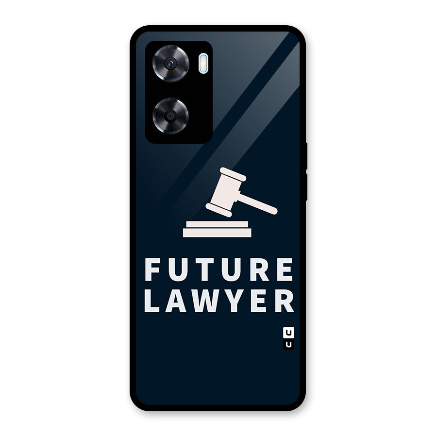 Future Lawyer Glass Back Case for Oppo A77s