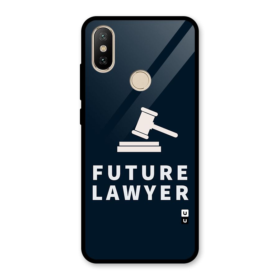 Future Lawyer Glass Back Case for Redmi A2