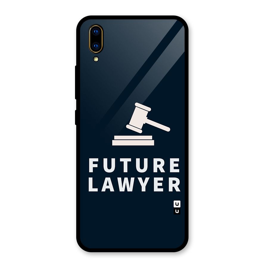 Future Lawyer Glass Back Case for Vivo V11 Pro