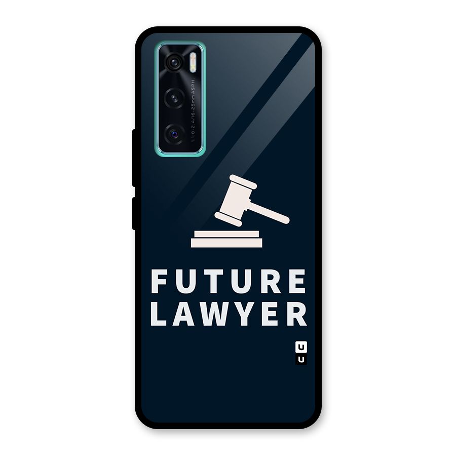 Future Lawyer Glass Back Case for Vivo V20 SE