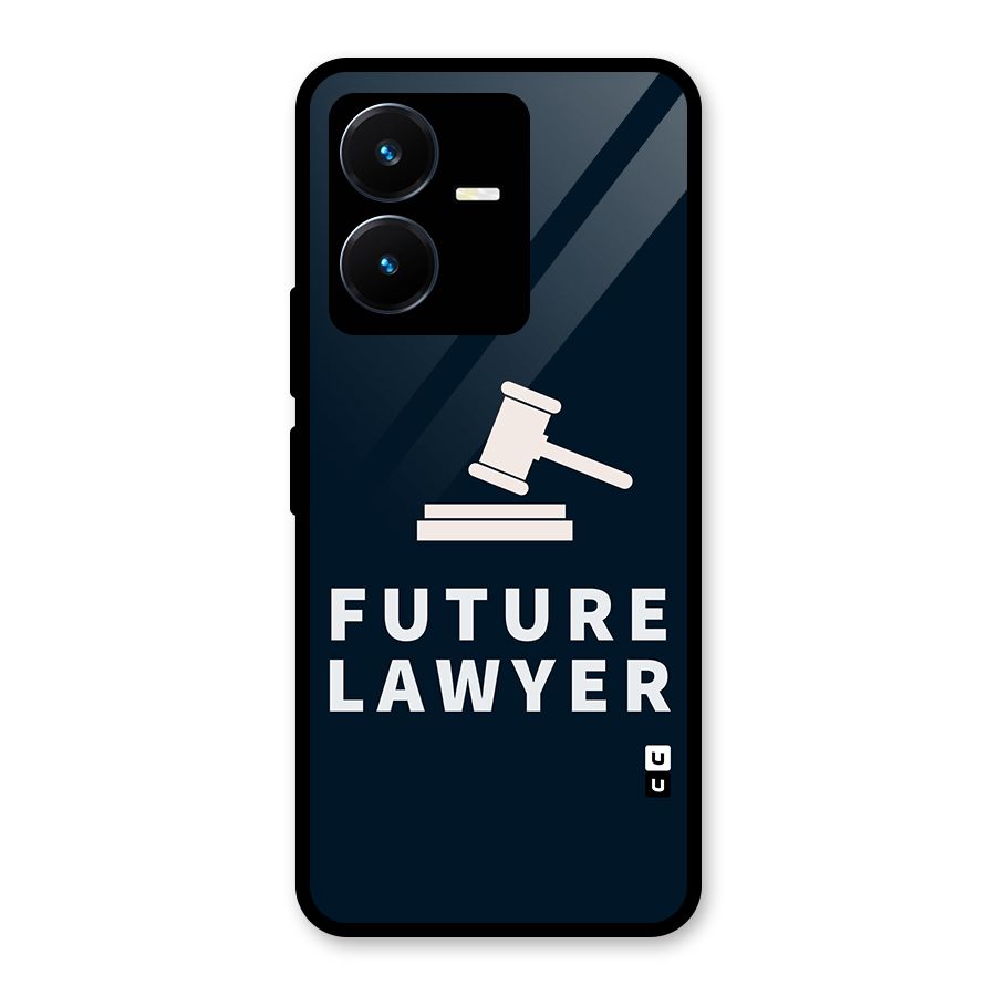 Future Lawyer Glass Back Case for Vivo Y22s