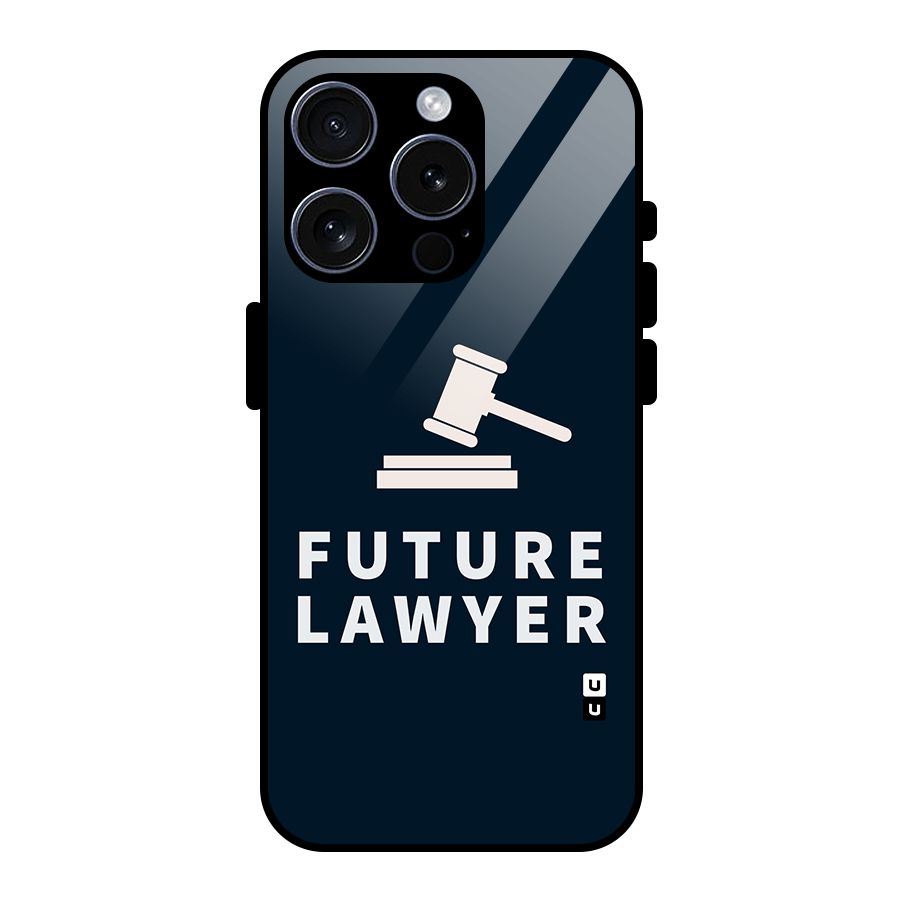 Future Lawyer Glass Back Case for iPhone 15 Pro