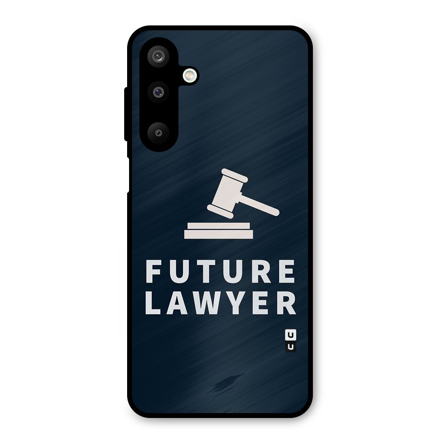 Future Lawyer Metal Back Case for Galaxy M16