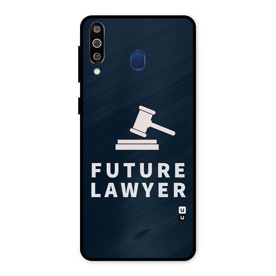 Future Lawyer Metal Back Case for Galaxy M30