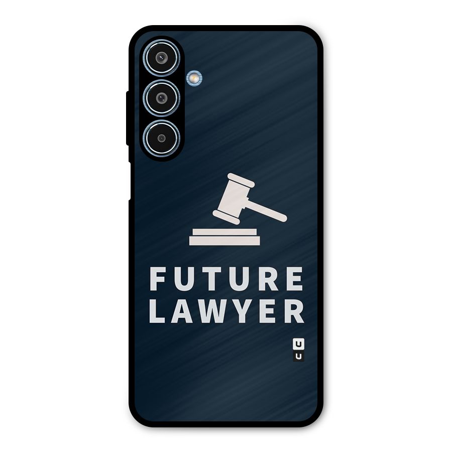 Future Lawyer Metal Back Case for Galaxy M35