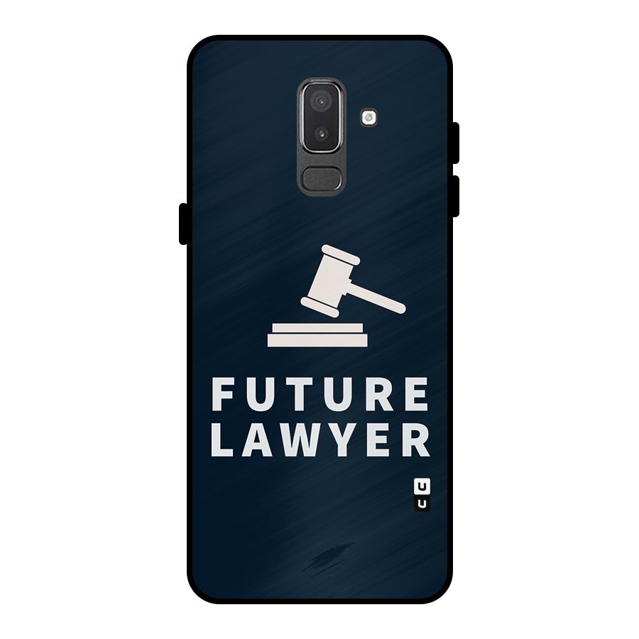 Future Lawyer Metal Back Case for Galaxy On8 (2018)