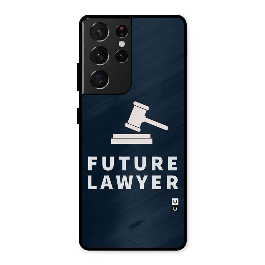 Future Lawyer Metal Back Case for Galaxy S21 Ultra 5G