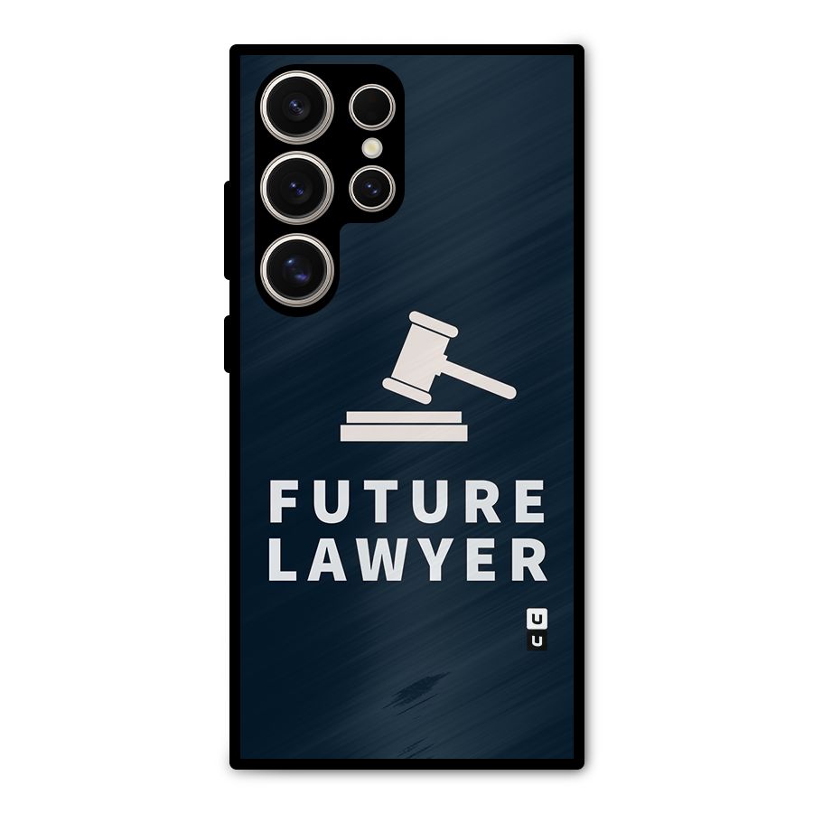 Future Lawyer Metal Back Case for Galaxy S24 Ultra