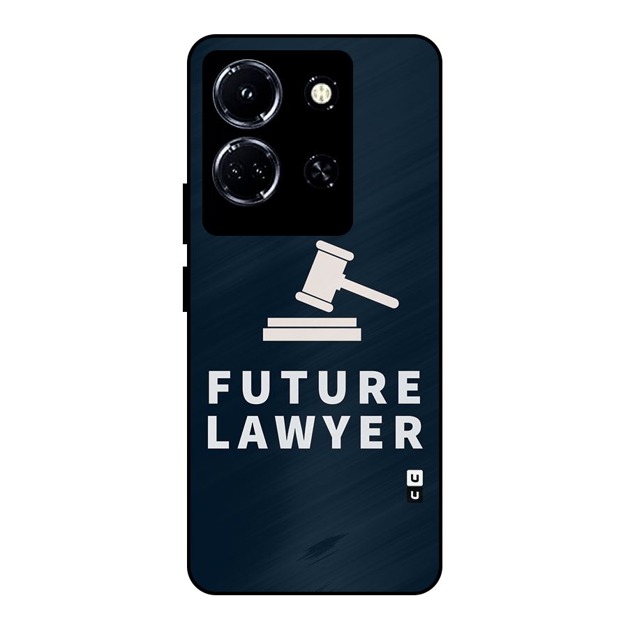 Future Lawyer Metal Back Case for Infinix Note 30 5G