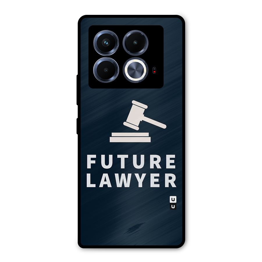 Future Lawyer Metal Back Case for Infinix Note 40 5G