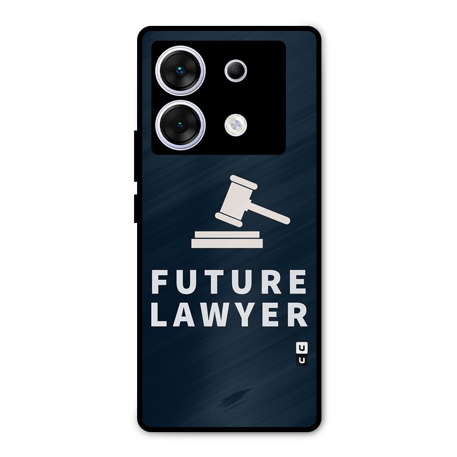 Future Lawyer Metal Back Case for Infinix Zero 30 5G
