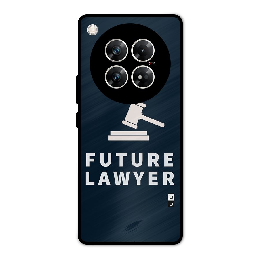 Future Lawyer Metal Back Case for Infinix Zero 40 5G
