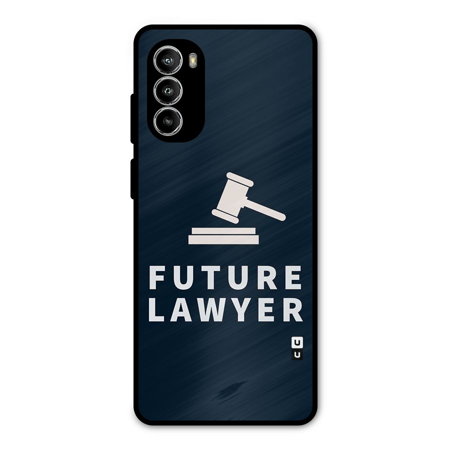 Future Lawyer Metal Back Case for Moto G52