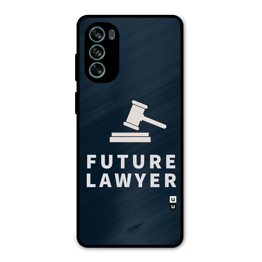 Future Lawyer Metal Back Case for Moto G62