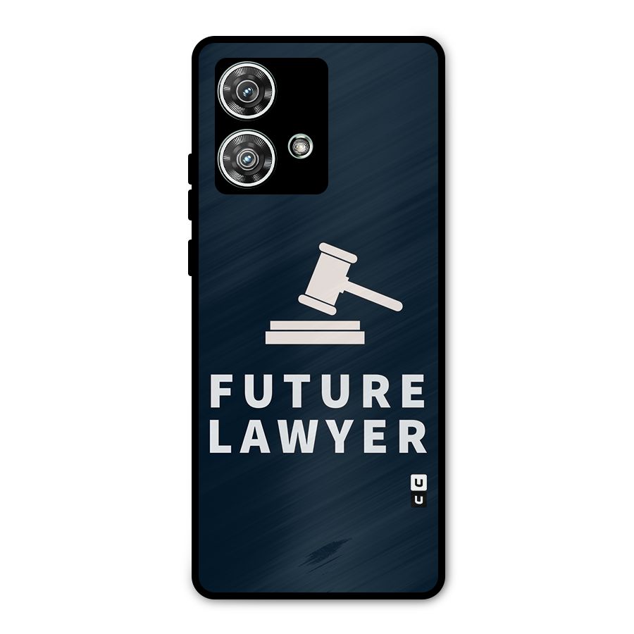 Future Lawyer Metal Back Case for Motorola Edge 40 Neo
