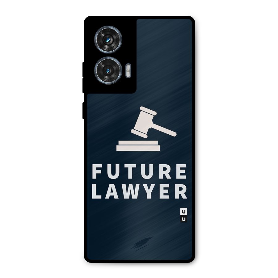 Future Lawyer Metal Back Case for Motorola Edge 50 Fusion