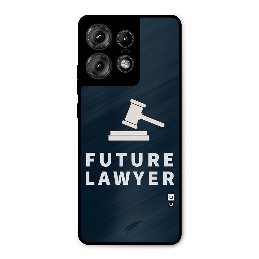 Future Lawyer Metal Back Case for Motorola Edge 50 Pro