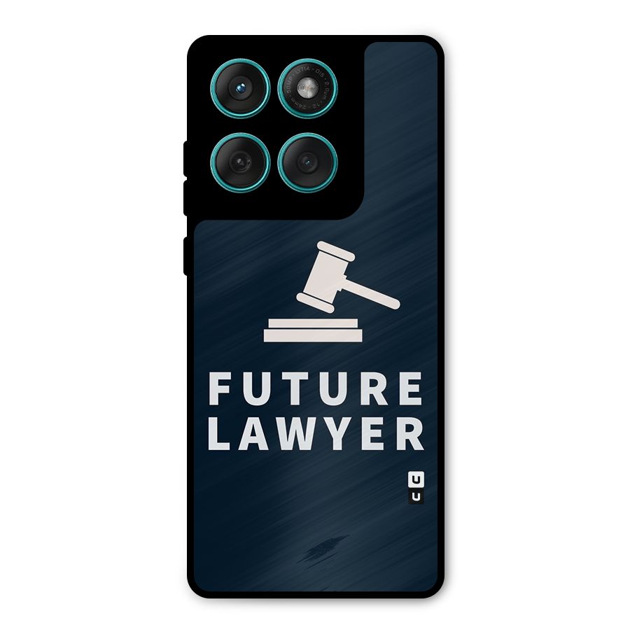 Future Lawyer Metal Back Case for Motorola Edge 60 Fusion