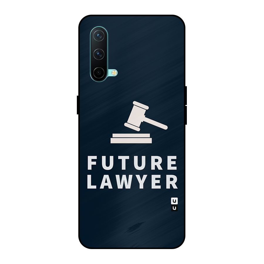 Future Lawyer Metal Back Case for OnePlus Nord CE 5G
