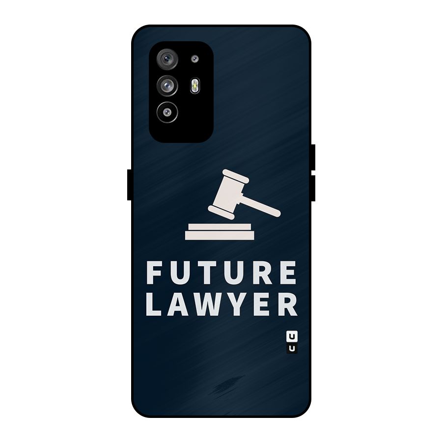 Future Lawyer Metal Back Case for Oppo F19 Pro Plus 5G