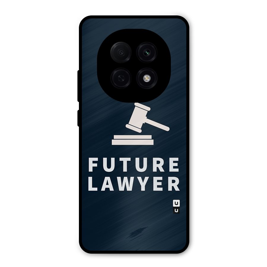 Future Lawyer Metal Back Case for Oppo F29 Pro