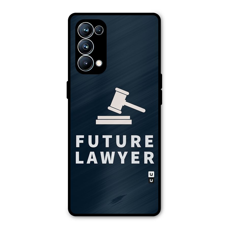 Future Lawyer Metal Back Case for Oppo Reno5 Pro 5G