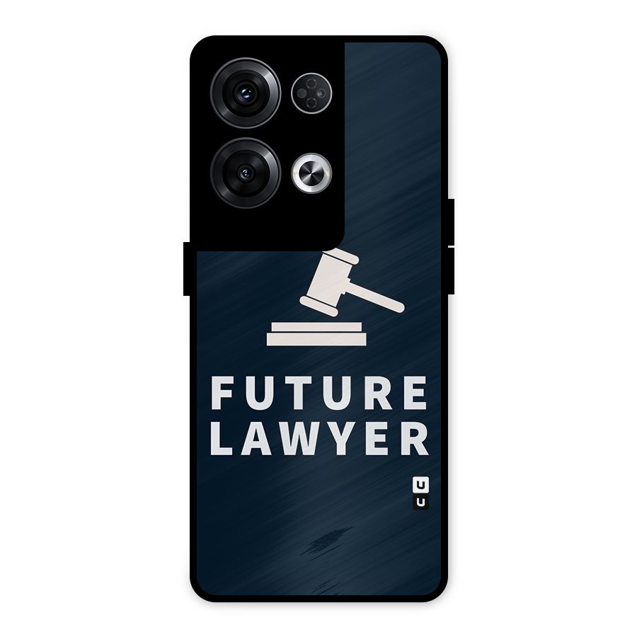 Future Lawyer Metal Back Case for Oppo Reno8 Pro 5G