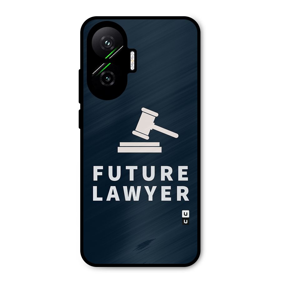 Future Lawyer Metal Back Case for Poco F7