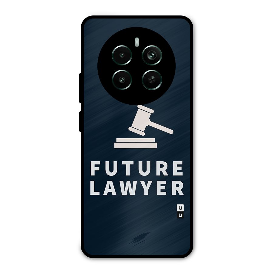 Future Lawyer Metal Back Case for Realme 12 Pro Plus