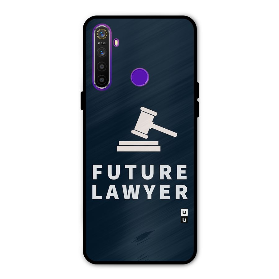Future Lawyer Metal Back Case for Realme Narzo 10
