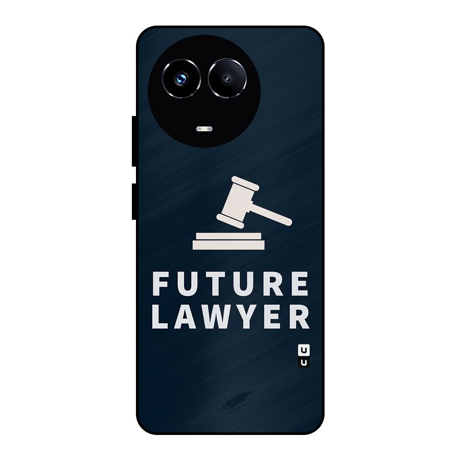 Future Lawyer Metal Back Case for Realme Narzo 60X