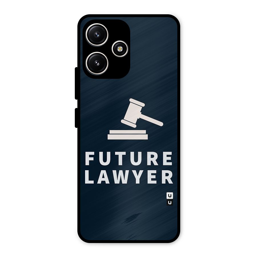 Future Lawyer Metal Back Case for Redmi 12 5G