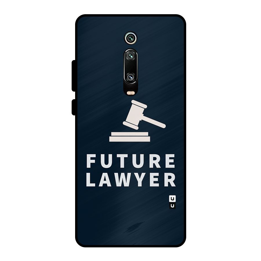 Future Lawyer Metal Back Case for Redmi K20 Pro