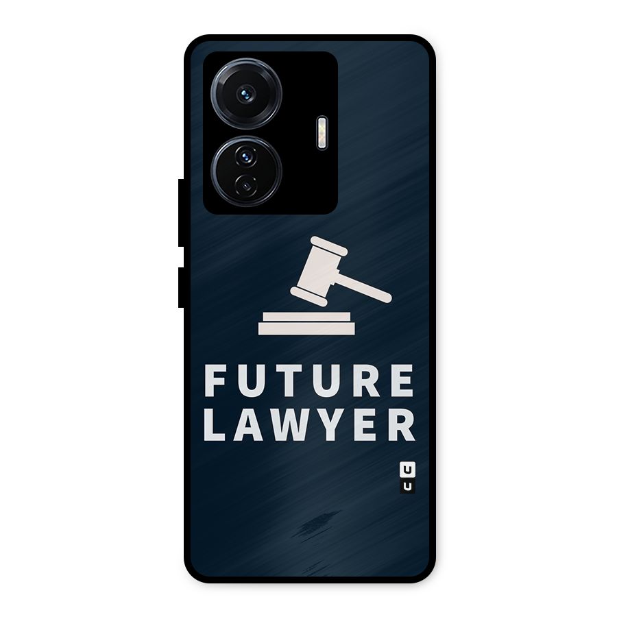 Future Lawyer Metal Back Case for Vivo T1 Pro