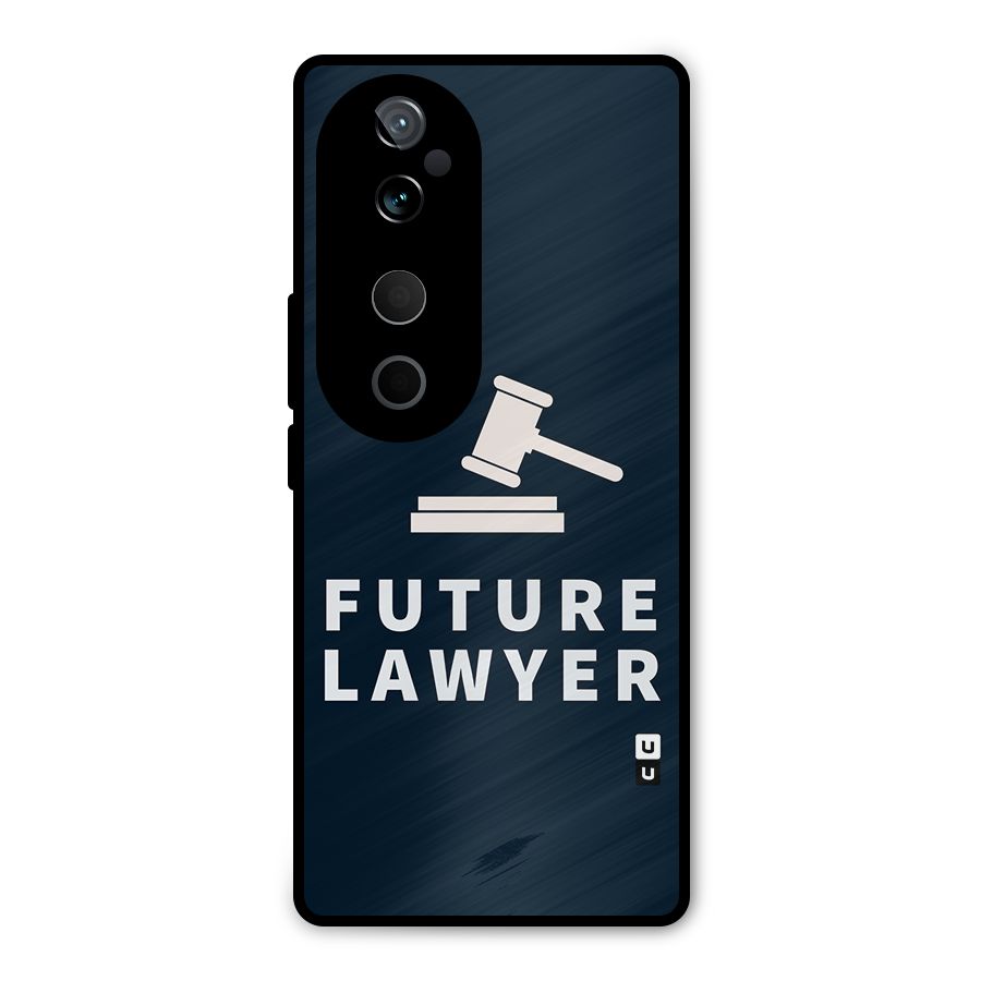 Future Lawyer Metal Back Case for Vivo T3 Ultra