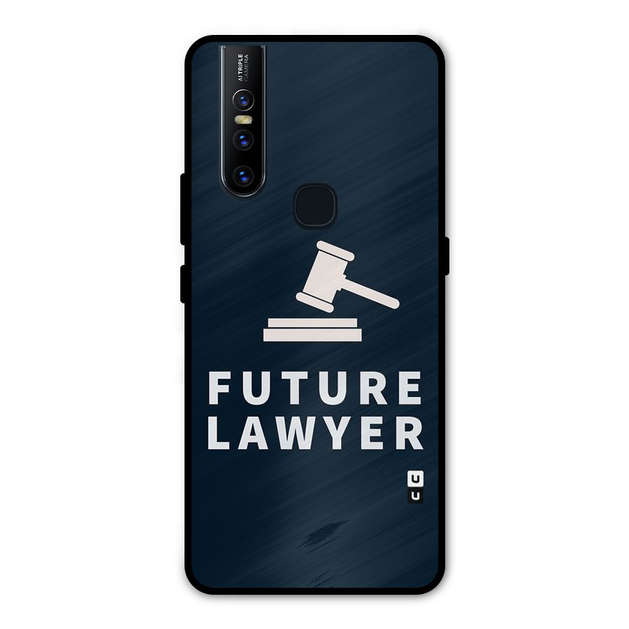 Future Lawyer Metal Back Case for Vivo V15