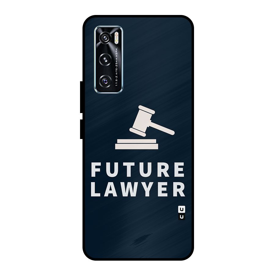 Future Lawyer Metal Back Case for Vivo V20 SE
